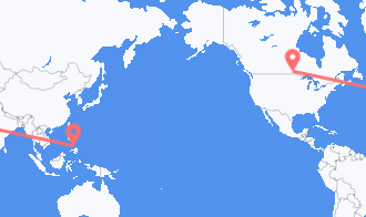 温尼伯 飞往宿务市