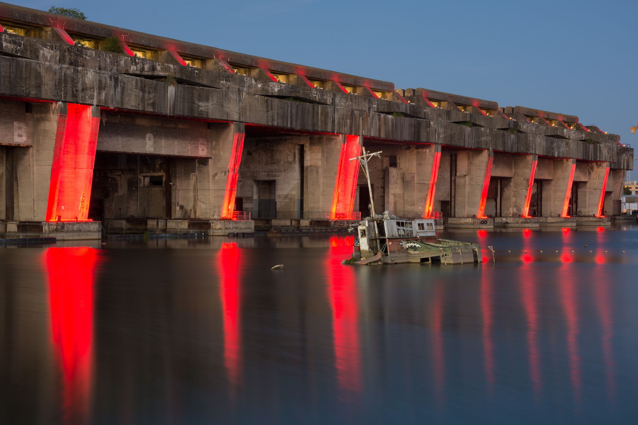 France, Gironde, Bordeaux, the wreck, underground base Bordeaux.