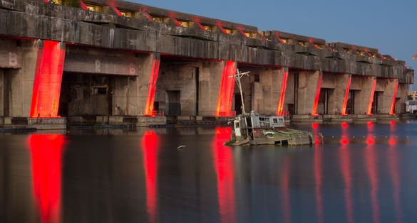 France, Gironde, Bordeaux, the wreck, underground base Bordeaux.