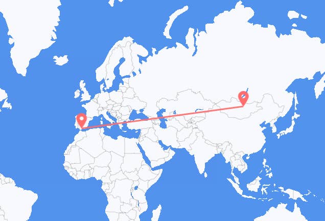 Ulaanbaatar to Málaga