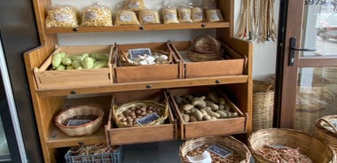 Naxos: Food Walking Tour & Cooking Class with Meal & Drinks