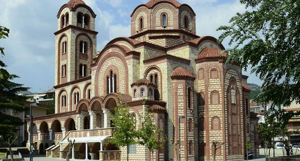 photo of The New Cathedral Church Hagia Sophia in Xanthi, Greece.