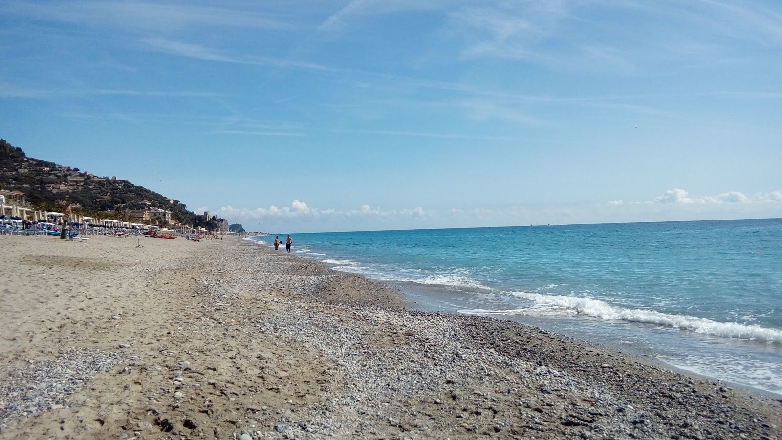 Spiaggia dei Bianchi, Finale Ligure, Savona, Liguria, Italy