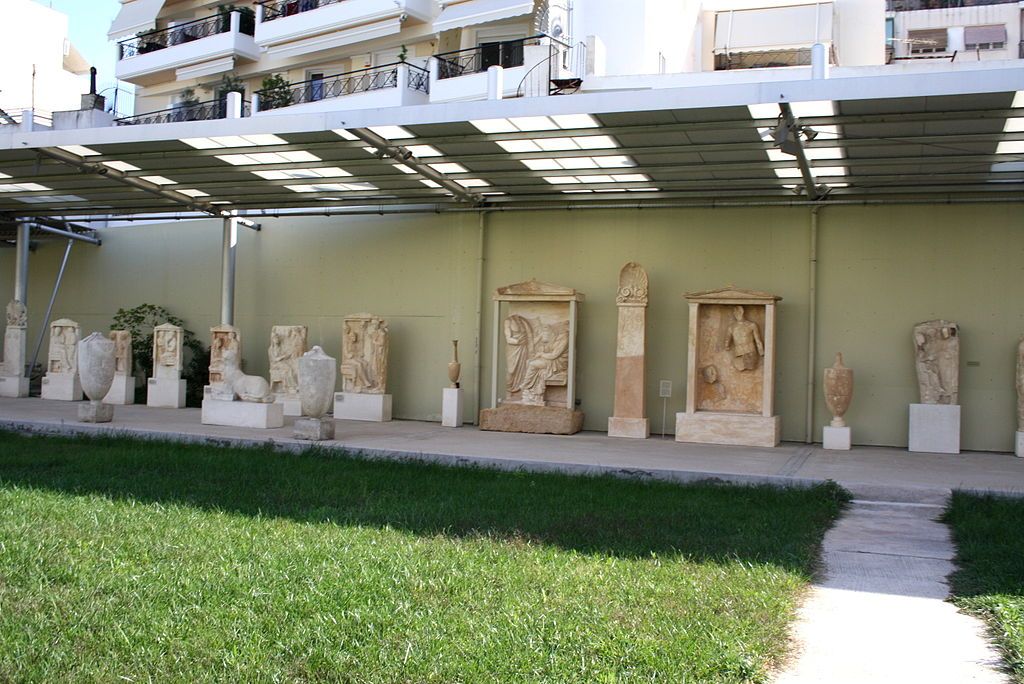 photo of view The ruins of the Theatre of Zea [el], next to the Archaeological Museum of Piraeus, Municipality of Piraeus, Greece.