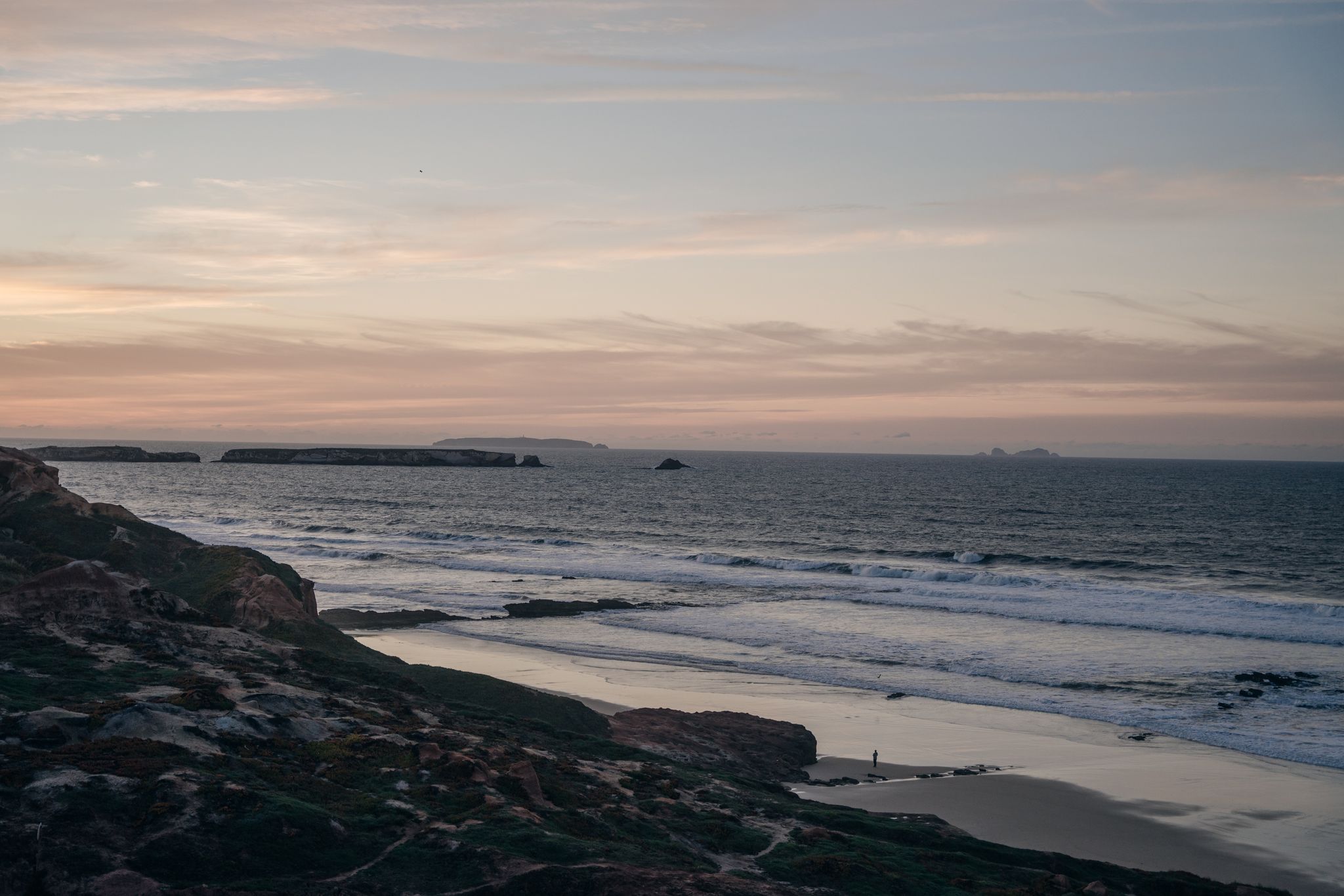 Praia do Pico da Mota. Coastline in Obidos, Peniche, Portugal. . High quality photo