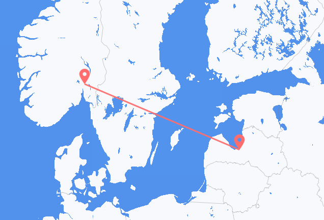 Riga to Oslo