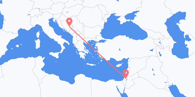 イスラエル ボスニア・ヘルツェゴビナ行き