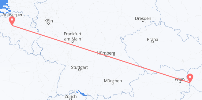 Belgien nach die Slowakei
