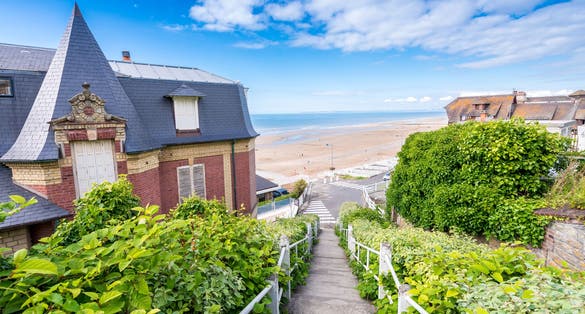 Homes of Deauville in Normandy - France.