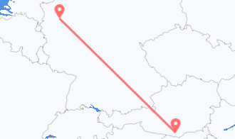 Train tickets from Klagenfurt to Wuppertal