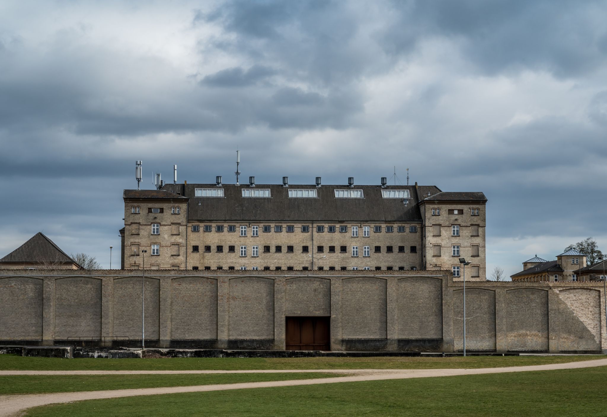 Photo of Fængslet the old historical Horsens State Prison, Denmark.