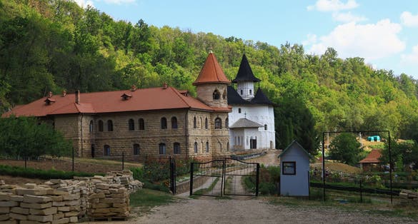 Photo of Rudi Monastery, in Moldova, is an orthodox complex of temples, only for women. Its construction started in 1777.