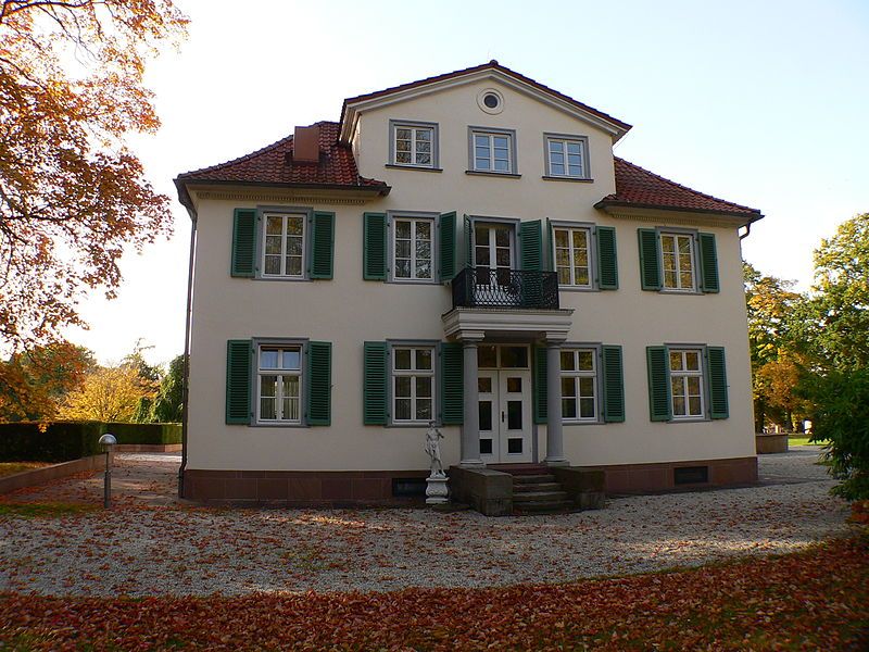 photo of view of Schloss Schönfeld, Ostseite, Kassel, Germany.