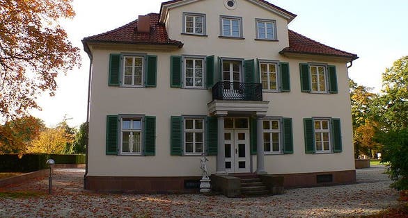 photo of view of Schloss Schönfeld, Ostseite, Kassel, Germany.