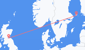 Scotland to Åland Islands