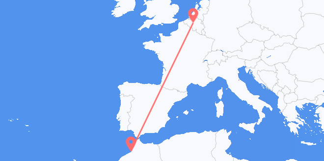 モロッコ ベルギーへ