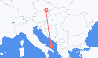 Train tickets from Vienna to Brindisi