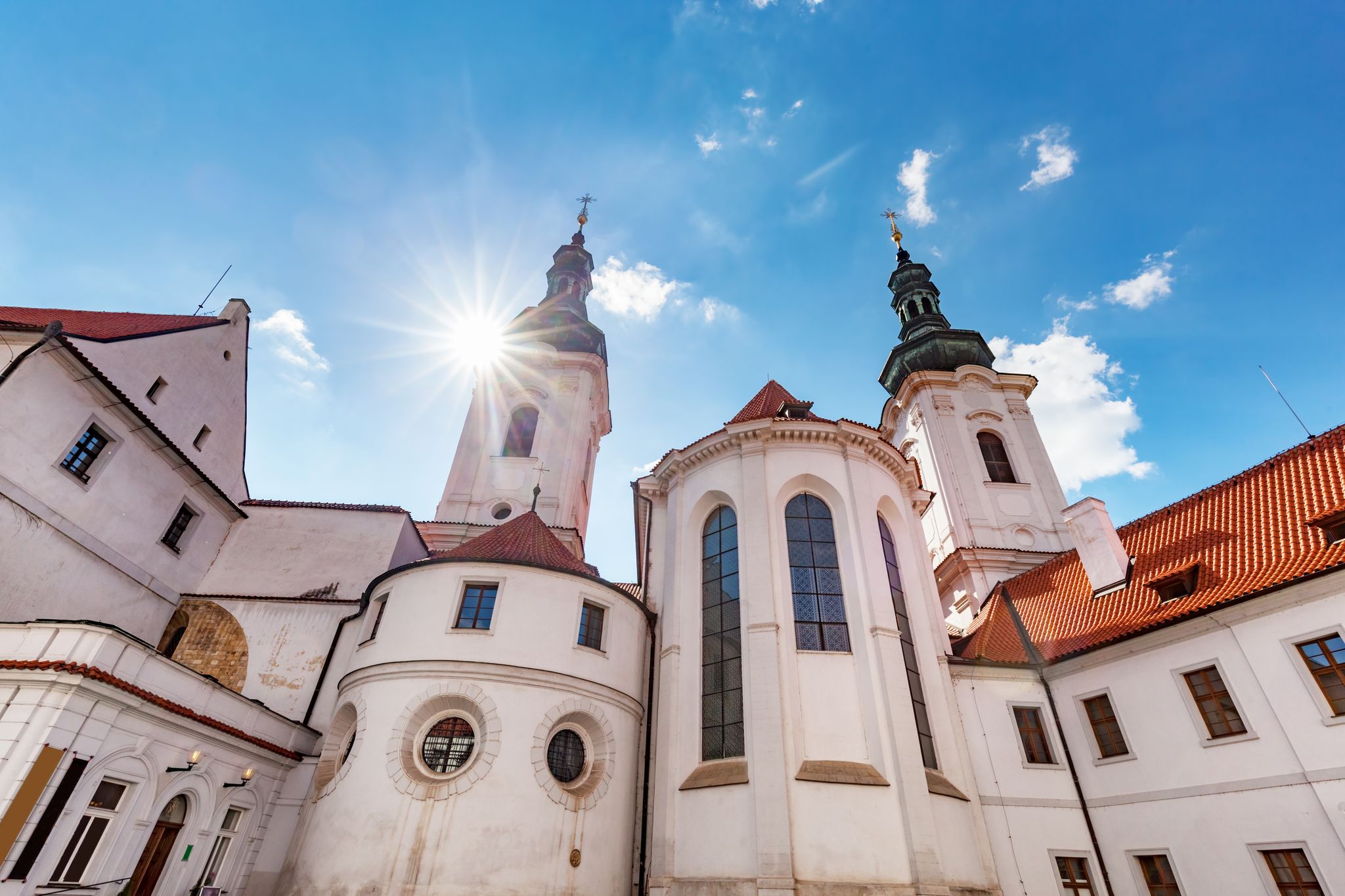Photo of the Basilica of the Assumption of Our Lady in Strahov Monastery, Prague, Czech Republic.