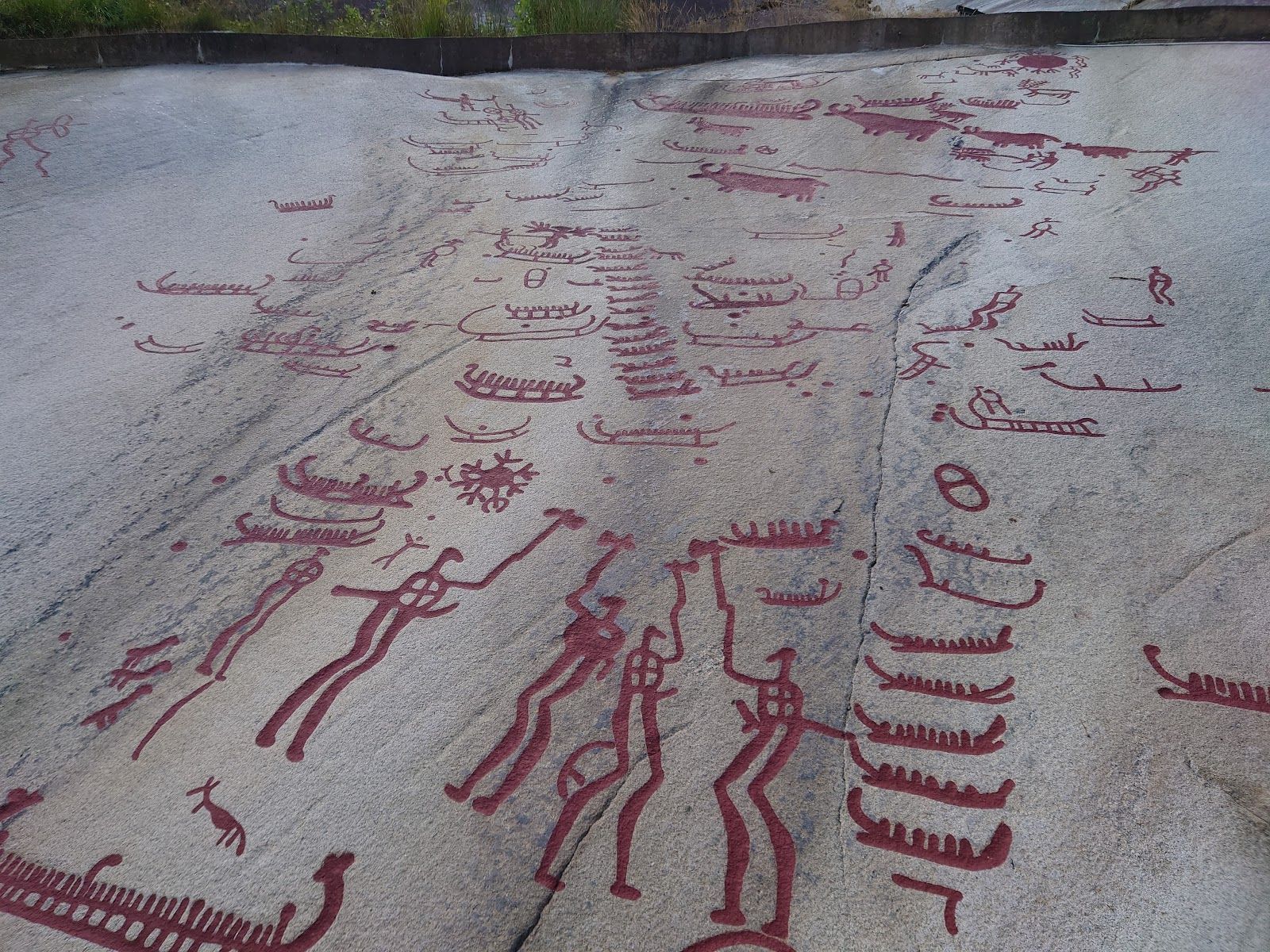 Aspeberget Rock Carvings, Tanums kommun, Västra Götaland County, Sweden