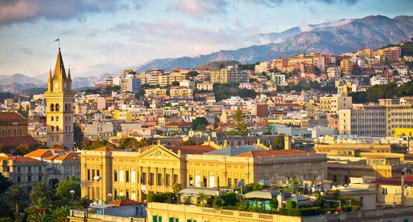 Photo of beautiful view of Messina old city, Sicily, Italy.