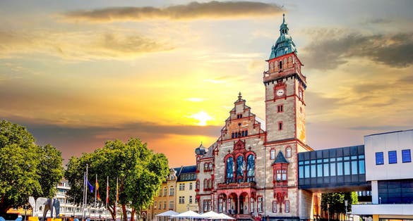 Panorama Market in Mönchengladbach Rheydt, Germany