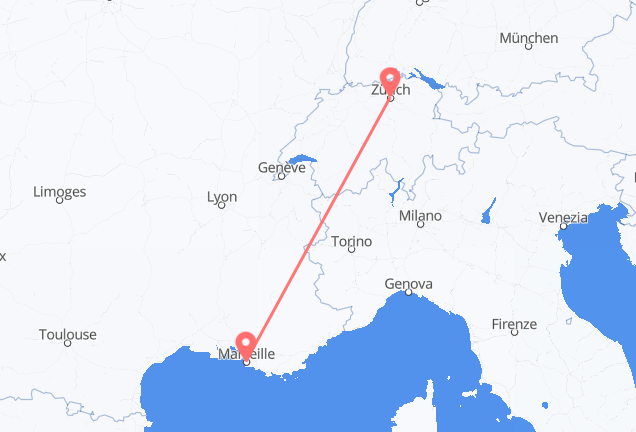 マルセイユ チューリッヒへ