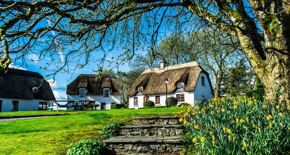Wallslough Village in spring, County Kilkenny, Ireland 