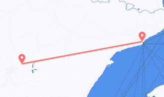 Train tickets from Barcelona to Guadalajara