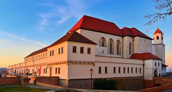 Photo of beautiful old castle Spilberk, city of Brno ,Czech Republic.