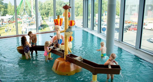 Photo of Aura Centre swimming park in Tartu, Estonia.
