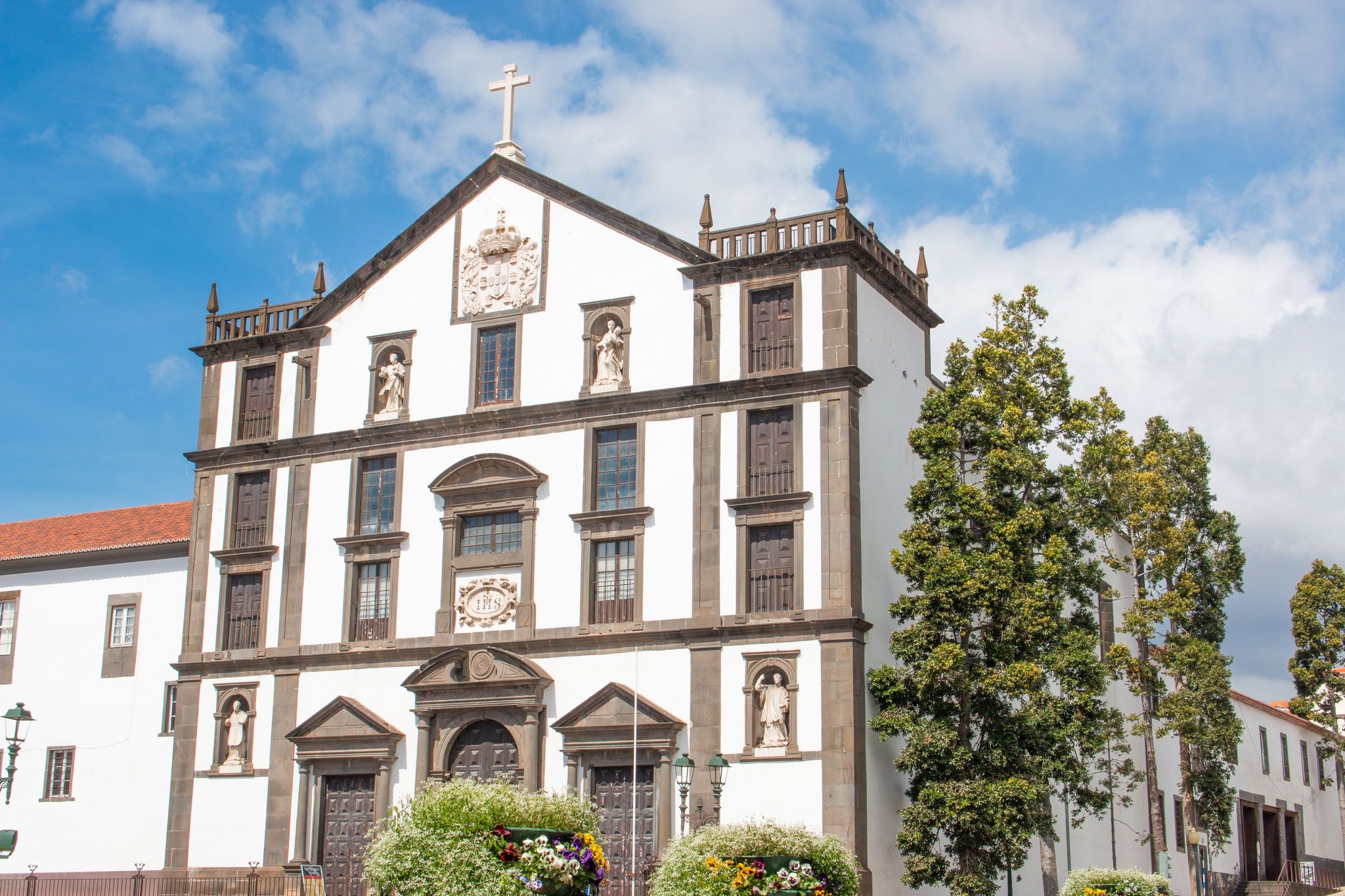 church inFunchal (in Portuguese Igreja do Colégio de Praça do Município de Funchal) Madeira island Portugal