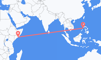 Mogadishu to Busuanga, Palawan