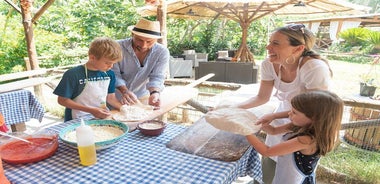 Pizza School with Wine and Limoncello Tasting in a Local Farm