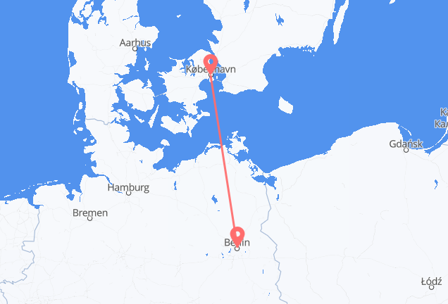 Copenhagen to Berlin