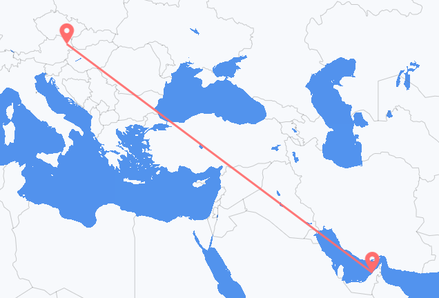 Дубай в Вену