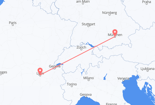 Лион в Мюнхен