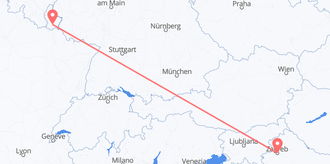 Luxemburg nach Kroatien