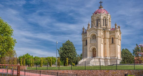 Pantheon of the Countess of the Vega del Pozo. Guadalajara. Spain. Built in the late nineteenth century.