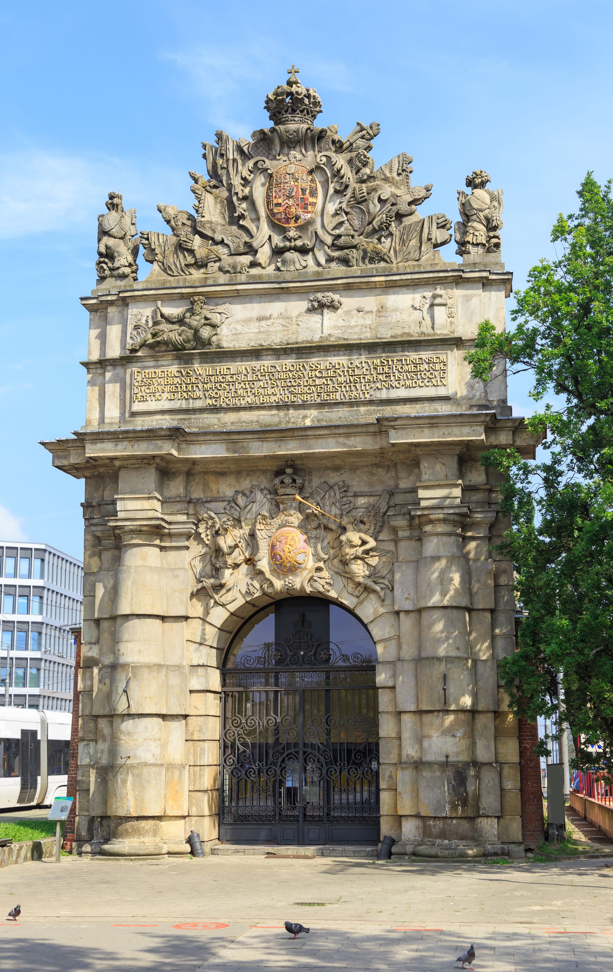 Harbour Gate in Szczecin,Poland.