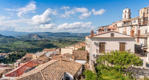 Photo of View of historic Santa Severina located in hilly region of Calabria, Italy.