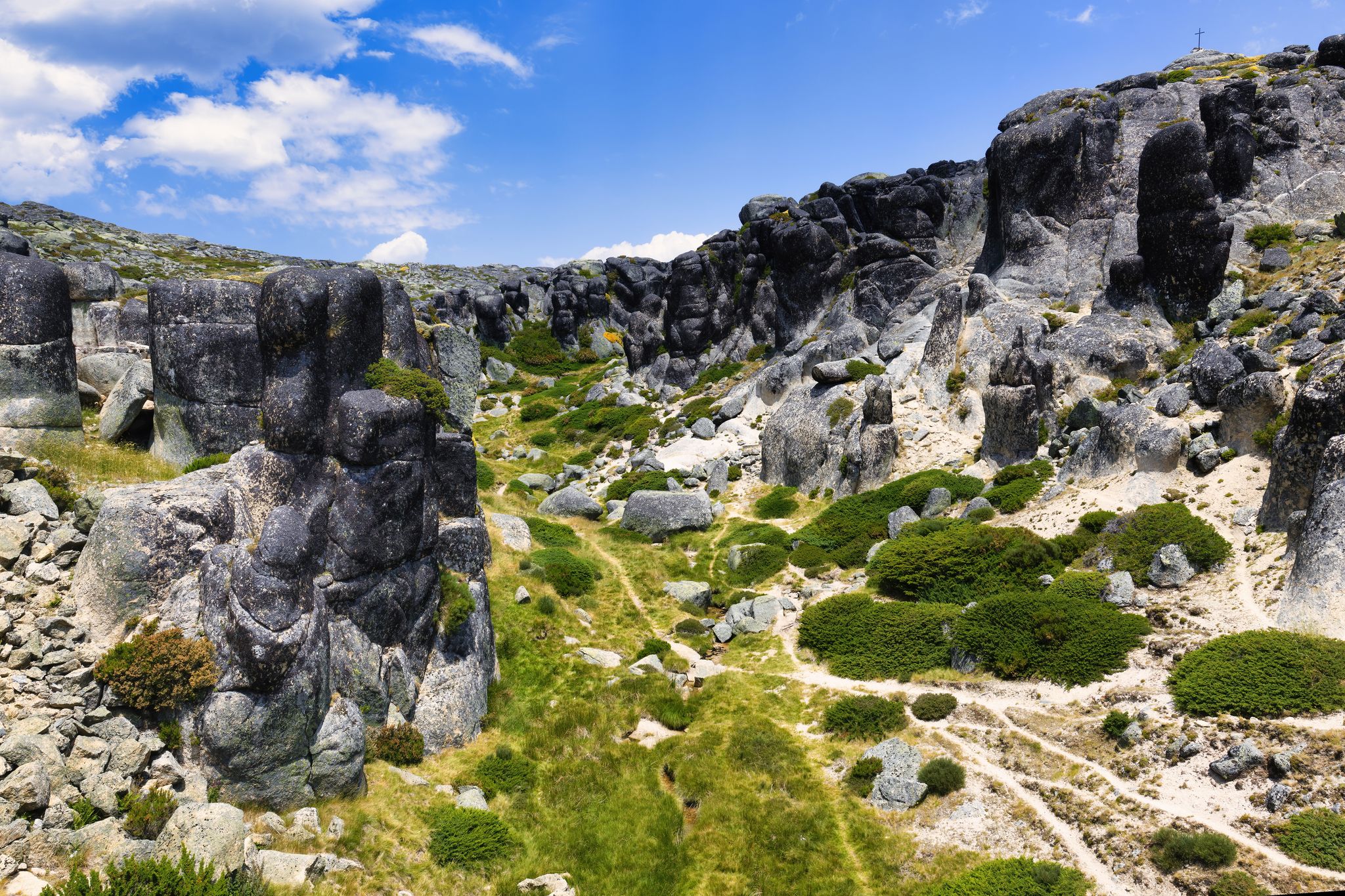 Rock formation, Geosite Covao do Boi, Serra da Estrela,Covilha, Portugal