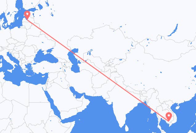 Phnom Penh to Riga