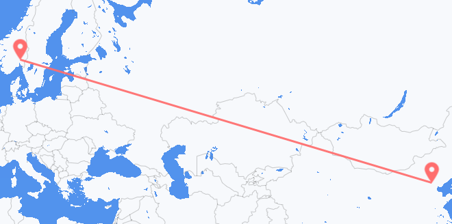 中国 目的地 挪威