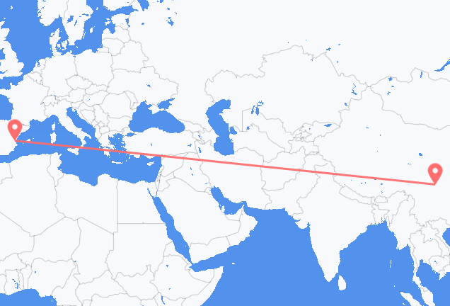 成都市 目的地 巴倫西亞