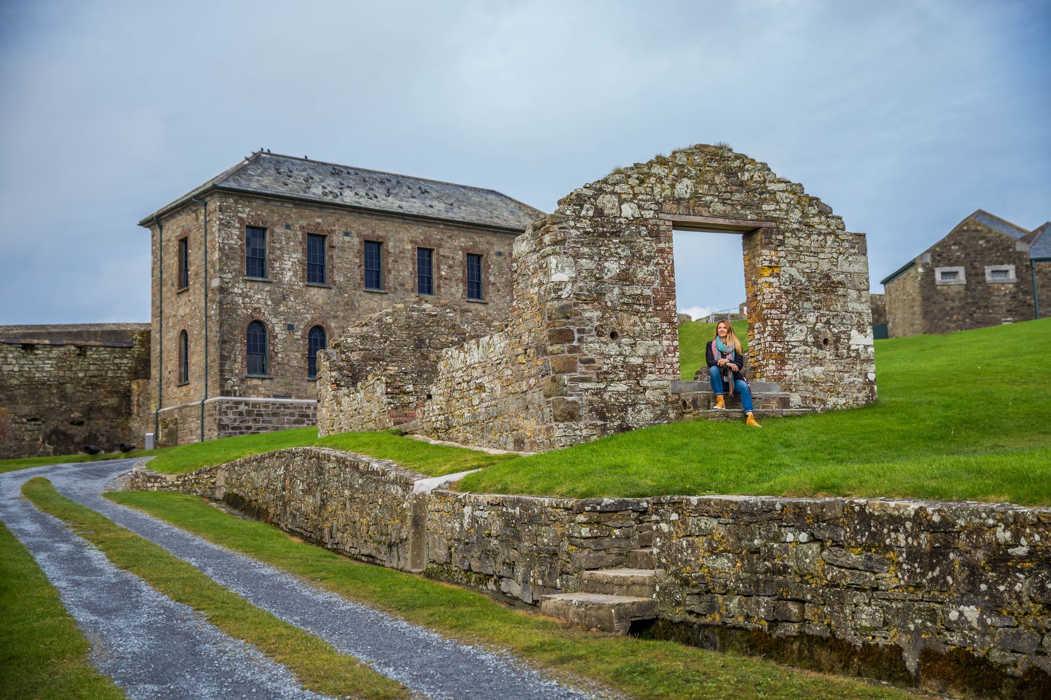 photo of view of Famous Irish Charles Fort, Europe destination Ireland.