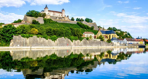 Photo of famous old town of wurzburg in germany.