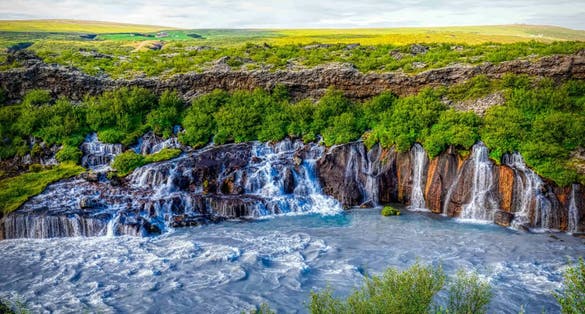photo of Hraunfossar,Borgarnes Greece.