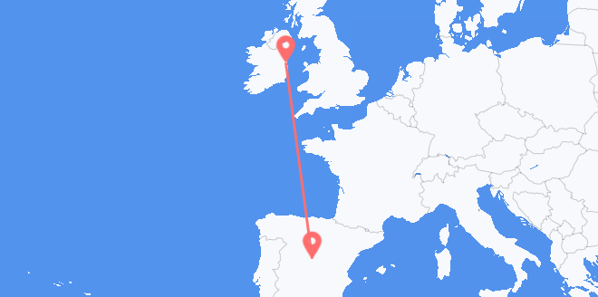 Spain to Ireland
