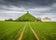 photo of view of Famous Lion's Mound (Butte du Lion), Braine-l'Alleud, Belgium.