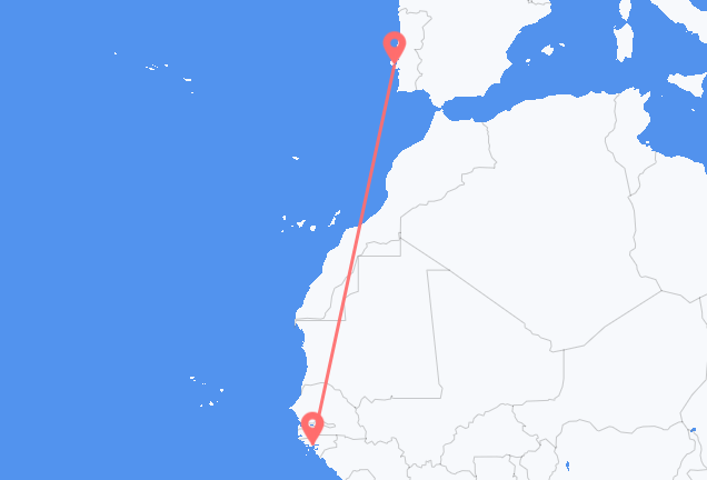Bissau to Lisbon